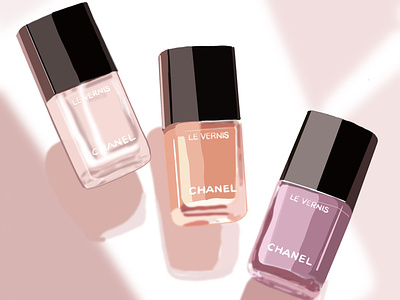Chanel Nailpaints | Procreate branding chanel illustration nailpaint nailpaints procreate