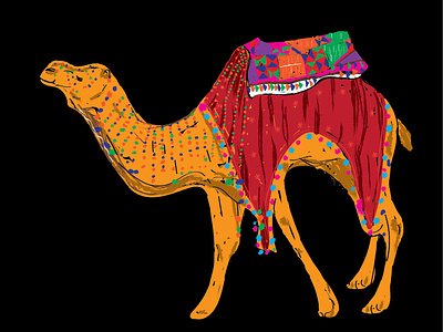 Camel Illustration illustration