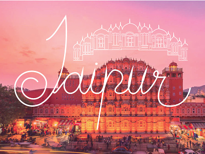 Jaipur Logo branding design illustration logo