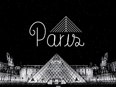 Paris Logo branding design illustration logo