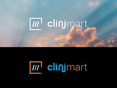 Clinimart app branding design icon logo vector