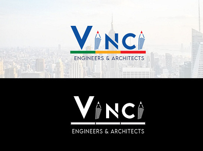 Vinci Engineers & Architects graphic design logo vinci engineers architects