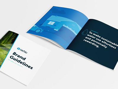 Rachio Brand Guidelines book brand guide mission statement