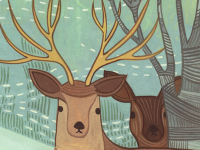 antlers + branches