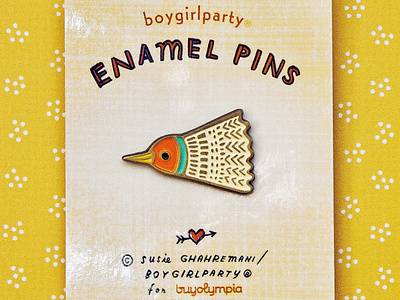 birdie badge badminton bird bird illustration birdie boygirlparty brooch enamel pin enamel pins enamelpin shuttlecock
