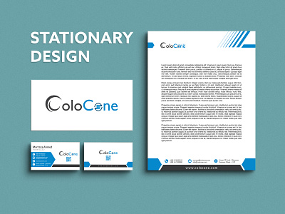 Stationary Design adobe photoshop branding business card design design graphics design illustration letterhead design logo stationary design vector