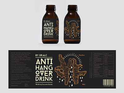 Anti Hangover Drink Packaging