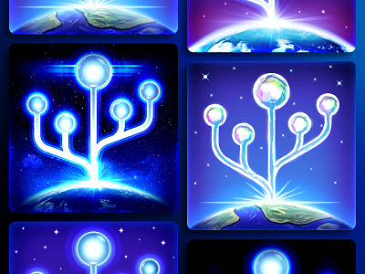 App store icon appicon planet space stars