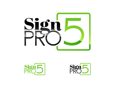 Sign Pro 5 Logo adobe illustrator branding branding design graphic design logo logo design typography vector