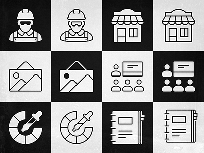 Web Icons #1 adobe illustrator design graphic design icon set icons illustration logo logo design vector