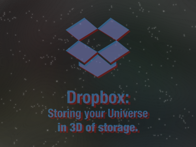 Dropbox Logo 3d awsomeness blue dropbox old school pick me as the winner red tags