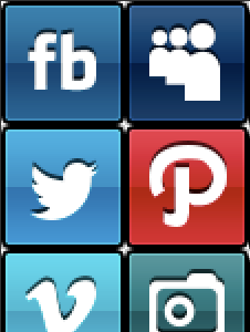 Web Icons 2012 WIP camera facebook glossy icons myspace twitter vimeo wip