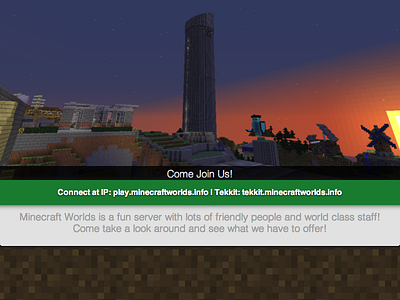 Minecraft Worlds Server