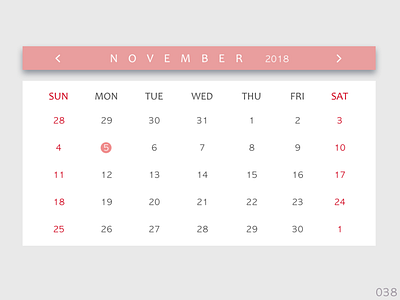 Calendar 038 app branding calendar concept daily 100 challenge daily ui date design icon idea line minimal mobile app pallete rose simple sketch ui white