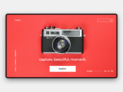 Breadcrumbs branding branding design camera concept daily 100 challenge daily ui design desktop desktop design eccomerce ecommerce design eshop icon ios item minimal product rebrand sketch yashica