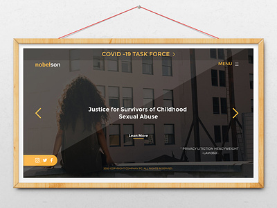 Law Firm Landing page Design Template