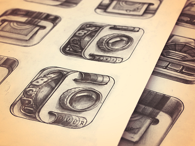 iPhone App Icon Sketches — Stage 2