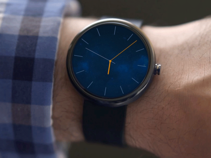 Android Wear - Clock App [GIF]