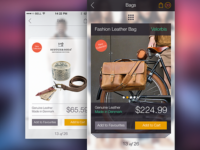 Online Store iPhone App Design | UX, UI, iOS 8