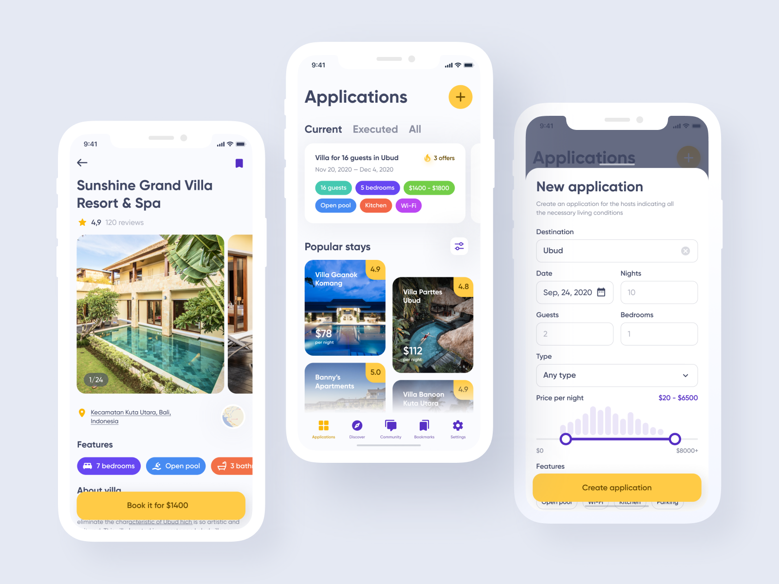 Booking Service Mobile App Design IOS Android Ux Ui Designer By Ramotion On Dribbble