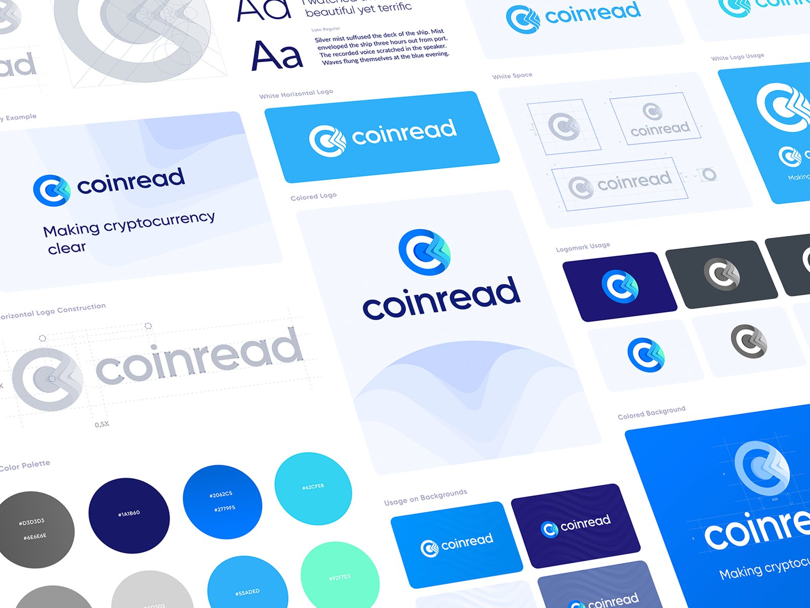 Fintech company brand guideline by Ramotion on Dribbble
