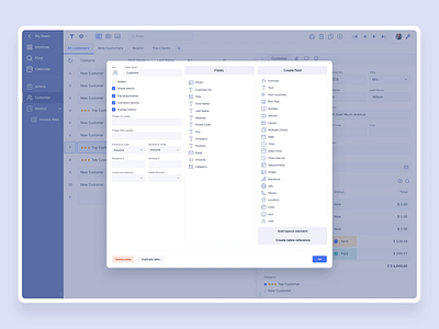 SaaS B2B Company User Interface