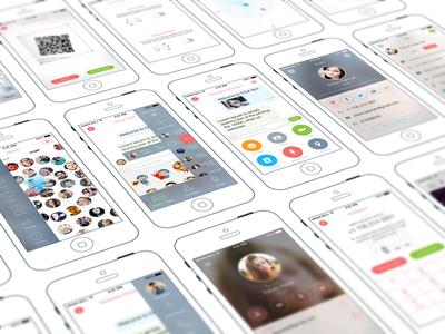 Chat iPhone App | UX, UI, iOS 8