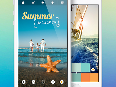Photo Editing App | UX, UI, iOS