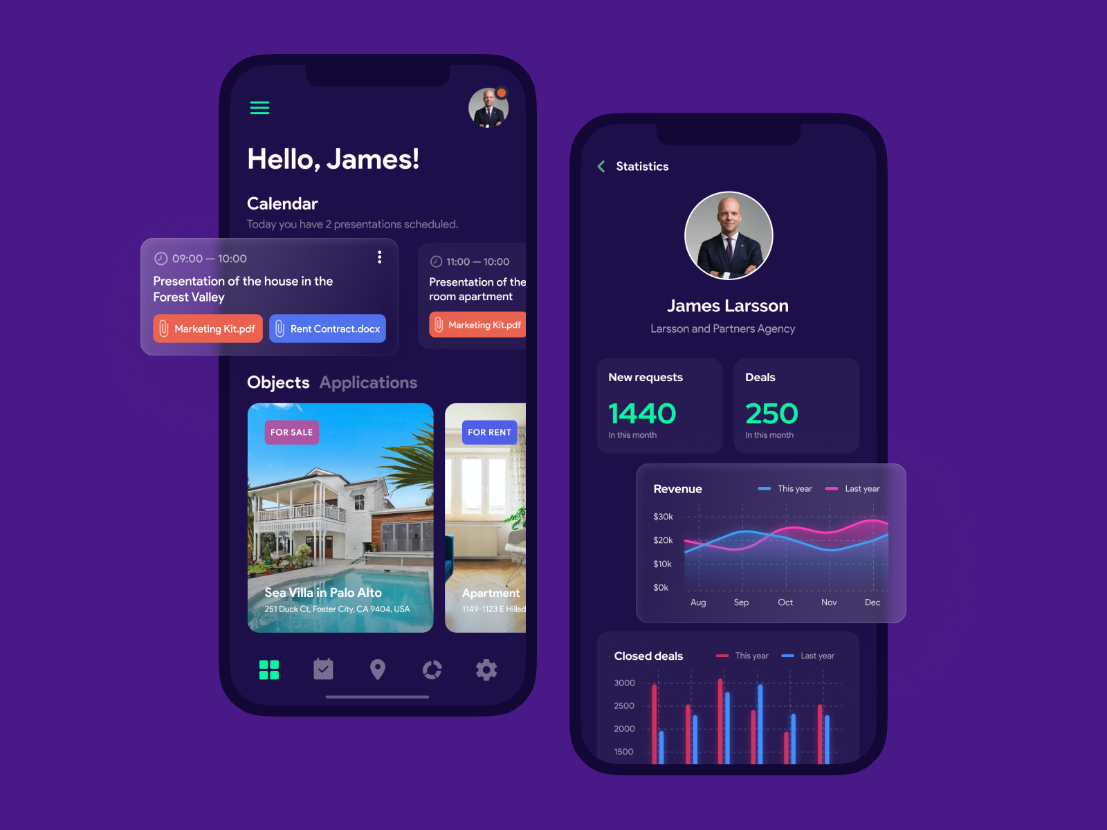 Realtor Mobile App iOS Android UI by Ramotion on Dribbble