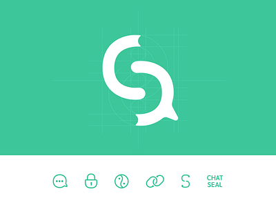 ChatSeal Logo Design app branding design icon identity ios iphone logo