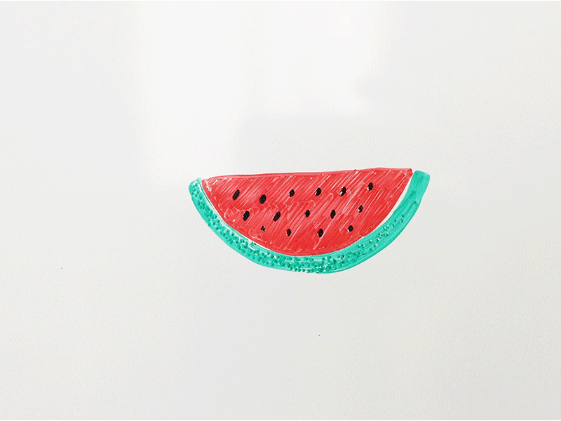 Watermelon loading animation