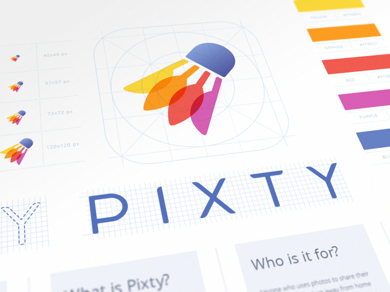 Pixty Logo By Ramotion On Dribbble