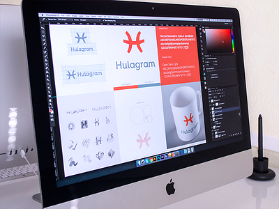 Hulagram App Branding Logo design logotype creative unique