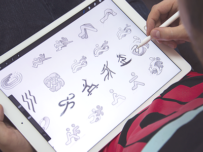 App logo sketches
