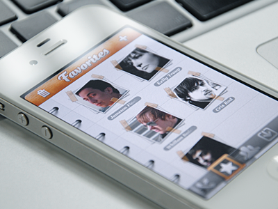 Tap&Call iPhone application ui interface iphone productivity app photo ios mobile hq tap application bar user gui experience address book macbook appstore navigation call ramotion favorites metal leather tabbar design user interface user experience development