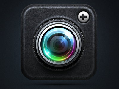 Camera+ iPhone App Icon startup branding