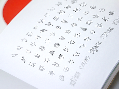 Kitsu Branding Sketching Phase