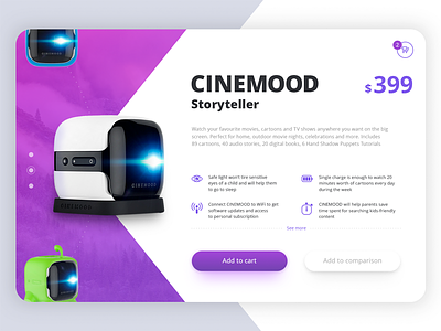 Cinemood Product Card Concept