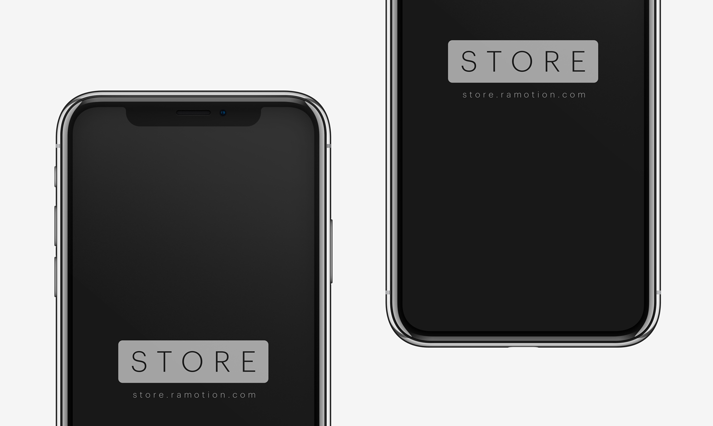 Dribbble - iphone-x-mockup-template-frontal-black-psd-free.jpg by Ramotion