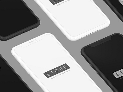 iPhone Mockup Clay by Ramotion on Dribbble