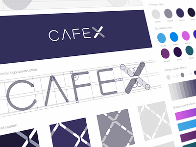 CafeX Identity brand guideline, manual, corporate business brand