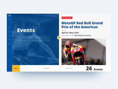 AAP Events Web adaptive design system auto theme event automotive retailer product e-commerce product landing page concept pictogram icon set responsive design layout simple navigation user experience user experience web ux ui