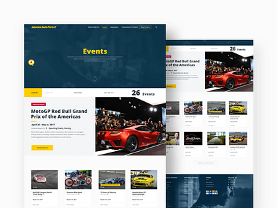 AAP Events Landing Page Concept