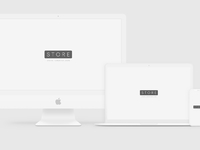 Download iMac, iPhone, iPad, MacBook Clay Mockups PSD+Sketch by Ramotion on Dribbble