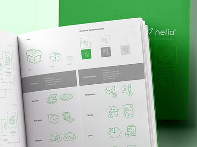 Nelio Pictograms Design System app workflow clean interface icons food delivery application mobile app design mobile app experience pictogram set stroke outline style user experience user interaction user interface ux ui workflow