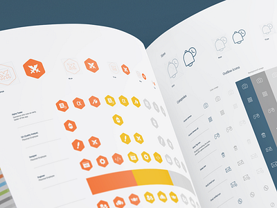 Plexchat In-app Icons Design System icon set pack, web app, line