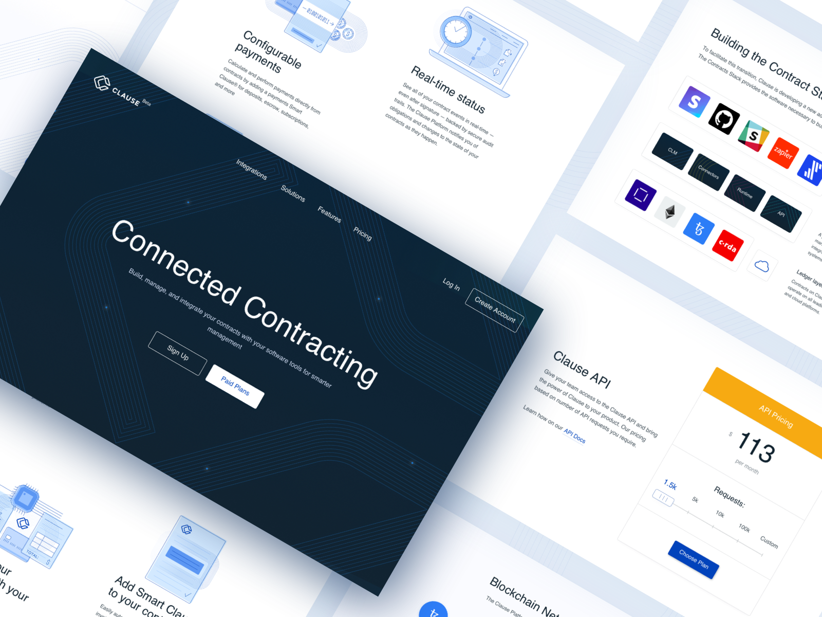 Dribbble Clause web design project ramotion png By Ramotion