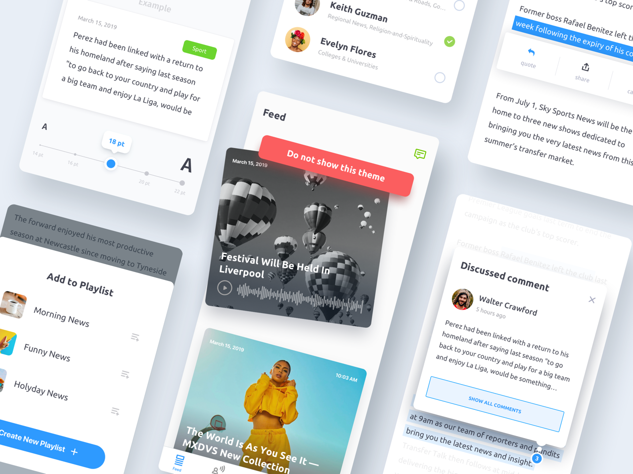 News App Mobile Design By Ramotion On Dribbble