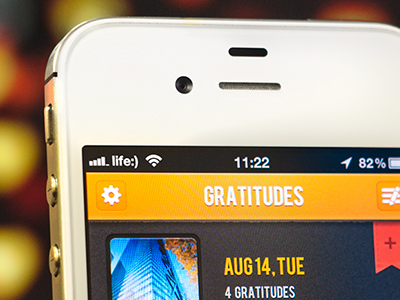 Gratitude 365 iPhone App