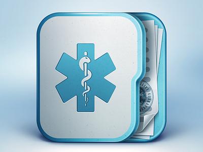 Medical App Icon startup branding